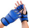 Boxhandschuhe für Herren, flexible Kampfsporthandschuhe, leichte Karate-Sparring-Handschuhe, effektbeständig, offene Finger-Handschuhe für Kickboxen, Ringen, Boxen, Grappling, 2 Stück