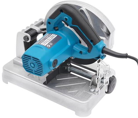 Kappsäge,7 Kappsäge Metallschneiden Kappsäge 5200 Rpm Schneidemaschine Metal Chop Saw Kappsäge Metallschneiden 0-50mm Elektrisch Schneidemaschine,Schneiden Von Holz, Stahl, Wänden (Blau)