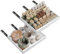 NETEL 2-Pack Pull Out Cabinet Organiser,Slide Out Drawers for Kitchen Cabinets,32cm-52cm Extendable Slide Out Drawer 3 Rails，No Drill Adjustable Drawers，Pull Out Kitchen Storage