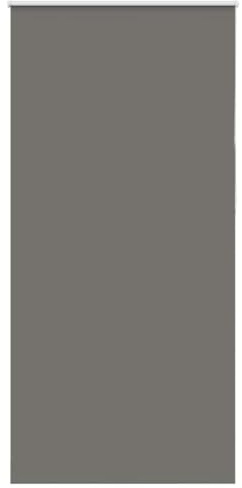 vidaXL Verdunkelungsrollo Grau 110x210cm Stoffbreite 105,7cm Polyester