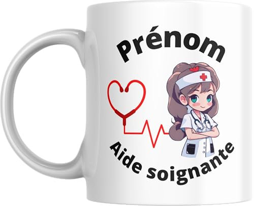 Mug aide soignante personnalisé Céramique