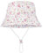 Fenfang Cappello da Sole Bambino Bambina a Tesa Larga, Berretto Pescatore Neonato Estivo, Cotone Bucket Hat, Fisherman cap da Cartone Dinosauro Spiaggia 1 2 3 4-8 Anni (1-2 Anni, Fiore Rosa)