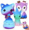 4 Stück Squishy Sternenhimmel Spielzeug, Schönes Kawaii Soft Sinnesspielzeug Stressabbau Angstzustände Autismus Squishies Spielzeug für Mädchen Kinder und Erwachsene, Weihnachts Geburtstagsgeschenke