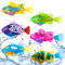 6 Stück Roboter Fisch, Elektronische Fisch, Robo Fische für Kinder, Schwimmende Fische Spielzeug mit Leuchtende, Wiederverwendbare Fisch Schwimmende, Fisch Badewanne Spielzeug Elektrisch