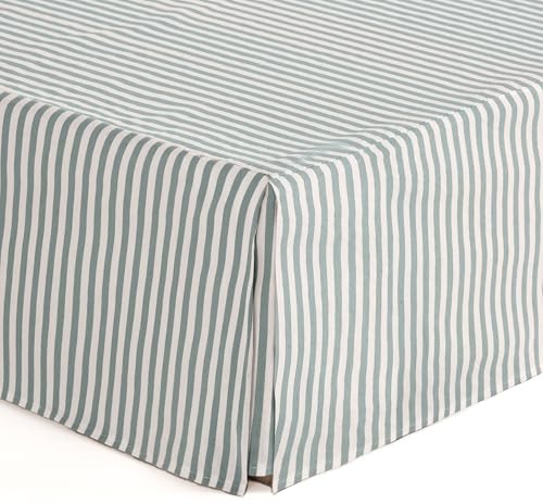 Sofaüberwurf 200 x 190/200 cm, Bezug Boxspringbett 200 cm – Farbe gestreift