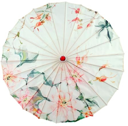 LOVIVER Parapluie Chinois en Papier huilé, imperméable et décoratif, idéal pour Un Mariage, Un Cosplay ou Une fête d'enfants, Style E