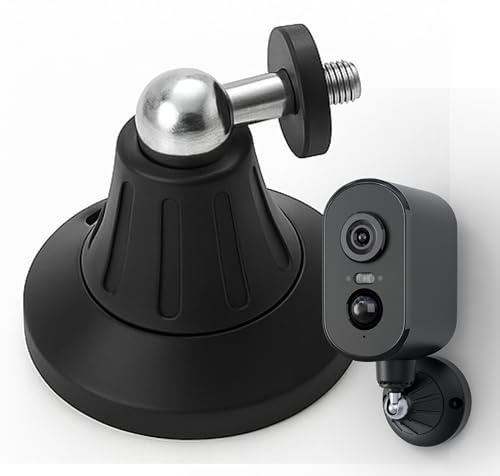PetTec magnetische Zusatzhalterung für Pet Cam Free WLAN/LTE/4G und Solar Panel - Wandhalterung - Kameramontage (Schwarz)