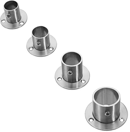 Edelstahl Flansch Wandrosette Wandhalter Wandlager Rohr Rundrohr 1-05 (Ø32mm)
