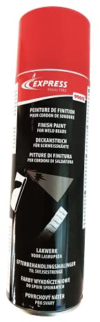 EXPRESS Lötkolben Set - Lötlampe - Dachrinnen Lötset - Schweißbrenner - Lötzubehör - Deckanstrichen in Sprühdosen - für Schweißnähte - Inhalt: 500ml - Farbe: schwarz-anthrazit