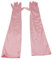 MEISHINE® Braut Ellenbogenlange Handschuhe Damen Frauen Lange Satin Stretch Handschuhe für Hochzeit Abendveranstaltung (Pink)