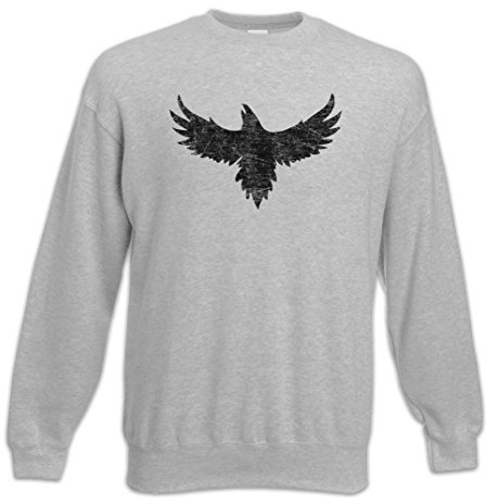 Urban Backwoods Crow Silhouette Sweatshirt Pullover