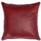Centaur - Deko Lederkissen 40 x 40 cm für Sofa oder Schlafzimmer weinrot - Echt Leder Kissen Echtleder Sofakissen Lederoptik