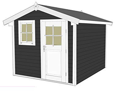 Weka Weka Gartenhaus 123 Gr. 5, anthrazit