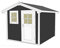 Weka Weka Gartenhaus 123 Gr. 5, anthrazit