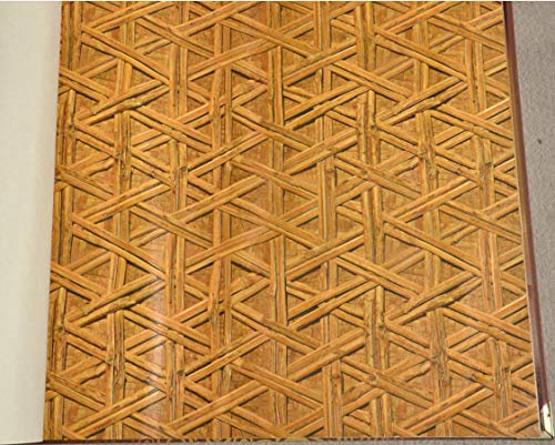 Chinois Moderne-paille-fond D’écran 3d-bambou Imitation Bambou Mat-étude De Papier Peint En Pvc/restaurant/restaurant Fond D’écran An07