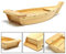 Gaoominy 42X17X7.5Cm Bateau Sushi de Cuisine Japonaise Outils de Sushi Bateau Simple Fait Main en Bois Sashimi Assorties Plats Froids Vaisselle Bar