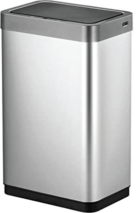 EKO Mirage X Large Sensor Bin, Touchless Automatic Rubbish Bin, Perfect for Kitchen & Home, Stainless Steel, 45 Litre