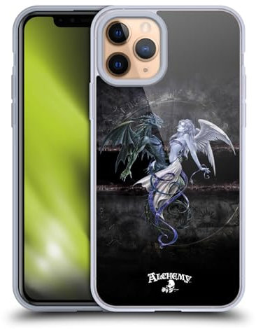 Head Case Designs Officially Licensed Alchemy Gothic Dark Chemical Wedding Dragon Gel Case [Military Grade Protection] Compatible with Apple iPhone 11 Pro and Compatible with MagSafe