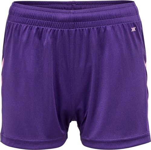 hummel hmlCore XK Poly Short Damen lila, 2XL Damen