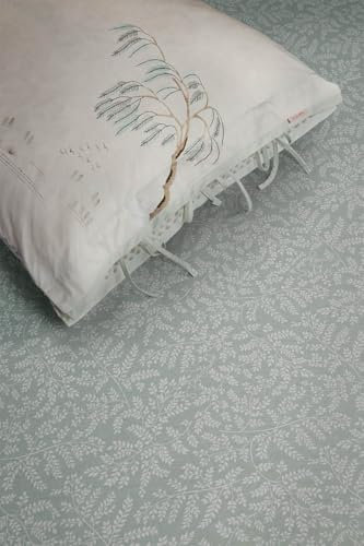 Pip Studio Spanbettlaken Leafy Grün 160x200/220