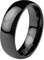 Taffstyle Band Ring Edelstahl Herrenring Damenring Partnerring Trauring Verlobungsring Damen Herren Schwarz Größe 70 (22.3) Breit 6mm