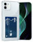 AKABEILA Case for iPhone 11 Clear Slim Phone Case Soft TPU Wallet Case Bag Cover with Card Slot Holder Shockproof 6.1