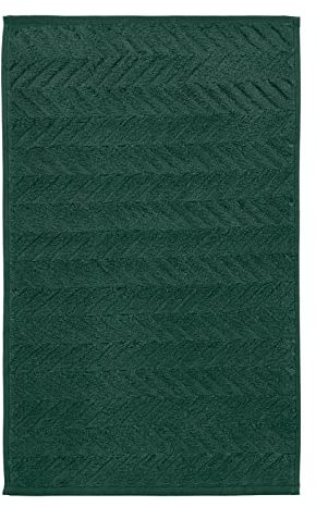 Ross Uni Handtücher Sensual Skin 9001 Zopfmuster moosgrün, Gästetuch 30x50 cm