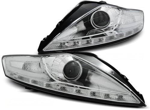 Led Scheinwerfer Set in chrom inkl LED Blinker für Ford Mondeo 07.07-11.10