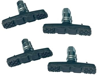 AARNAV Cycle Bike Bicycle V-Brake Pads 60mm Front and Rear Blocks Cantilever MTB Maountain Bike Allen Key Black V Brake Shoes (60mm x 4 Pads)