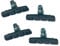 AARNAV Cycle Bike Bicycle V-Brake Pads 60mm Front and Rear Blocks Cantilever MTB Maountain Bike Allen Key Black V Brake Shoes (60mm x 4 Pads)