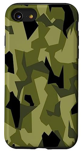 Swedish M90 Sweden Camo Camouflage Armee Militär Hülle für iPhone SE (2020) / 7 / 8