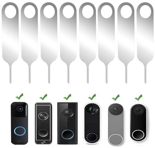8 Pcs Doorbell Security Pin Key, Release Key Security Removal Tool Replacement,Compatible with All Models of Nest Video Doorbell