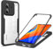 betterfon 360 Grad Hülle Kompatibel mit Xiaomi Redmi 13C / C65 | Handyhülle mit eingebautem Displayschutz für Redmi 13C / C65 | Schwarz