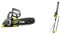 Ryobi OCS1830 18 V 30 cm Bar ONE+ Cordless Brushless Chain Saw & ONE+ 18V OPT1845 Cordless Pole Hedge Trimmer, 45cm Blade (Body Only)