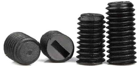 Vis en plastique M4 à un mot, en Nylon sans tête, boulons de compteur de Machine, boulon de couleur noire, longueur de 5mm à 12mm, 30 pièces, 30 pièces, M4x6mm