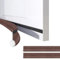 GGTTNRT 2pcs Türdichtung, Zugluftstopper für Türen 93 cm, Selbstklebend Türdichtung Unten, Einseitig Tür Zugluftstopper (Braun, 36Zoll)