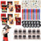 HuaMuDM 60 Pezzi Pirata Accessori Bambini,Pirati Gadget Compleanno,Accessori per Feste a Tema Pirata,Gadget Pirata Compleanno Party,Pirata Regalini Festa Compleanno,Gadget Pirata Compleanno Bambini