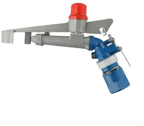 Besttoolifes Gartensprinkler Einstellbare Wassersprühreichweite geeignet, große Flächenabdeckung 35–40 m Automatisch Grad rotierende Sprinkleranlage Sprinkler