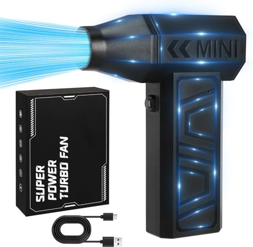 Aria Compressa Spray Elettrico,100000rpm Air Duster Elettrica con Velocità Cotta Mini Soffiatore Portatile Duster ad Aria Elettrica per Pulizia Della Tastiera PC Auto e Casa