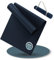 LILENO SPORTS Yoga Matte Midnight Blue (180x60cm) - Sport und Yogamatte extra rutschfest in 4 mm Dicke - Gymnastikmatte und Fitnessmatte für Workout und Yoga - Sportmatte für Zuhause