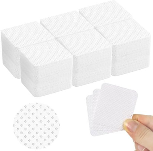 200 Pcs Lint Free Wipes for Nails, Nail Wipe Pads Lint Free,Nail Art UV Gel Polish Absorbent Remover Wipes for DIY Nail