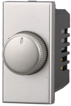 1 MODULO DIMMER, GRIGIO, COMPATIBILE CON BTICINO AXOLUTE, REGOLAZIONE 100W - 1000W, MODULI E FRUTTI 100% COMPATIBILI, MATERIALI DI ALTA QUALITA'