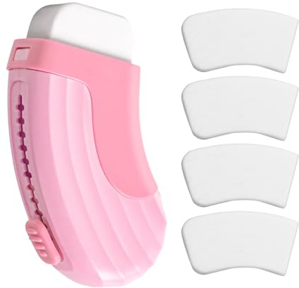 Pindda 4+1 Pack Rubber Erasers Sliding Retractable Eraser - Pink