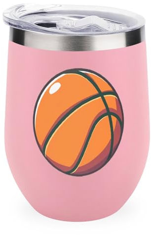 Bicchiere da vino personalizzato in acciaio inox con coperchio, 350 ml, per casa e ufficio