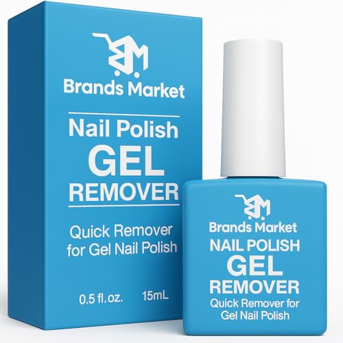 Nail Polish Remover Gel 15ml – Fast Gel Polish Remover for Nails – Removes Soak Off Gels & Nail Polish in 2–4 Minutes – Quick & Easy Nail Polish Dissolver for Home & Salon Use