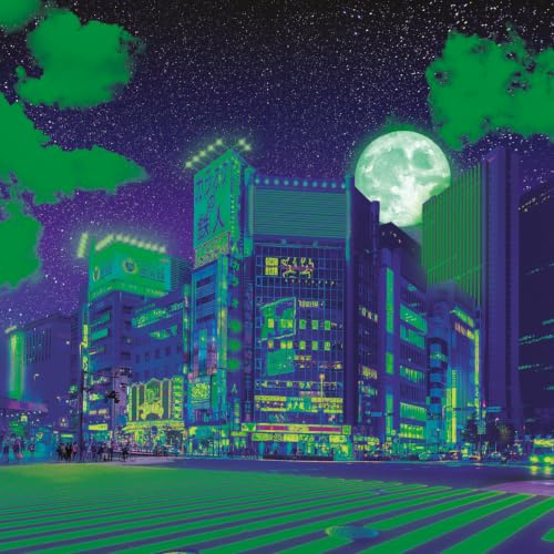 Ravensburger Puzzle 12001980 – Neon Collection: Tokio – modernes, quadratisches Foto-Puzzle mit 500 Teilen, leuchtet in Neon-Grün, perfekt für Design- und Puzzlefans ab 12 Jahren