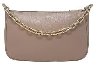 Chicca Borse Pochette Borsetta Donna in Pelle Italiana Tracollina