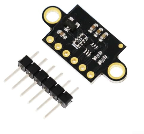 Kompaktes 25 mm x 13 mm Tof Bereichssensor-Modul Vl53l3cx Betrieb an 3 bis 5 Volt für Iot Gadgets und elektronische DIY-Projekte, schwarz (VL53L3CX)