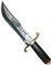 Perkin Knives Handgemachtes Damast Jagdmesser - Bowie Messer