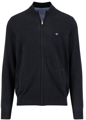 FYNCH-HATTON Strickjacke aus Baumwolle mit Stehkragen